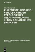 Zur Entstehung und vergleichenden Typologie der Re