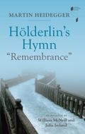 Hölderlin’s Hymn "Remembrance"