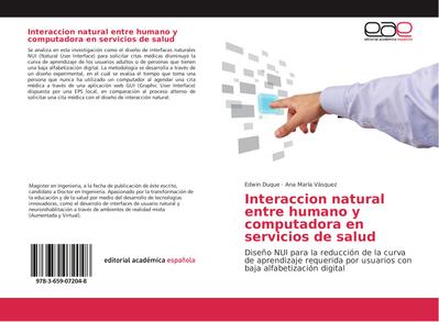 Interaccion natural entre humano y computadora en servicios de salud