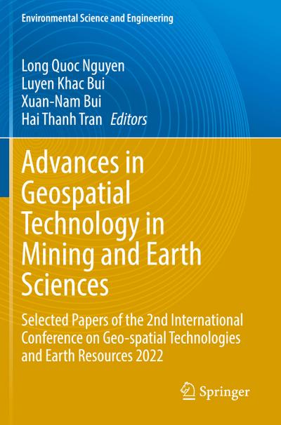 Advances in Geospatial Technology in Mining and Earth Sciences