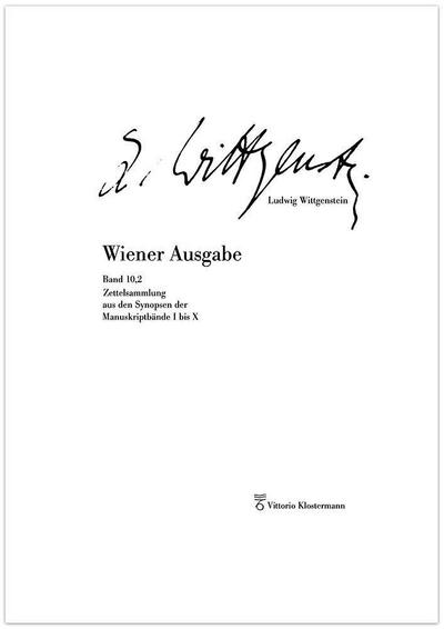 Zettelsammlung aus den Synopsen der Manuskriptbände I bis X