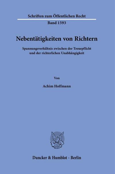 Nebentätigkeiten von Richtern