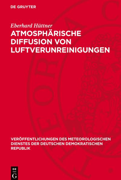 Atmosphärische Diffusion von Luftverunreinigungen