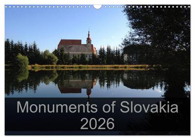 Monuments of Slovakia 2026 (Wall Calendar 2026 DIN A3 landscape), CALVENDO 12 Month Wall Calendar