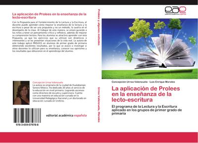 La aplicación de Prolees en la enseñanza de la lecto-escritura