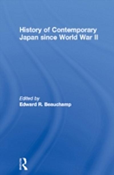 History of Contemporary Japan since World War II