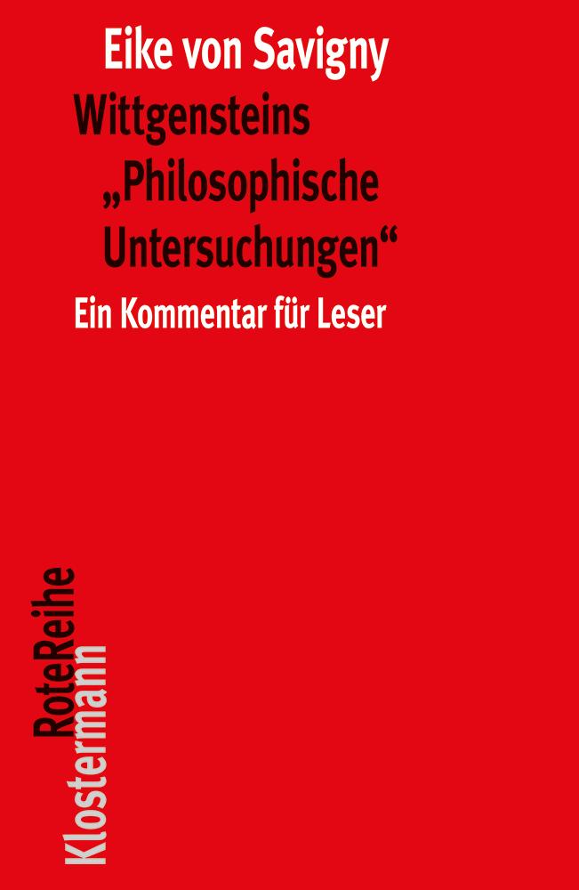 Wittgensteins ""Philosophische Untersuchungen""