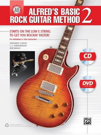 Alfred’s Basic Rock Guitar Method, w. Audio-CD + DVD. Vol.2