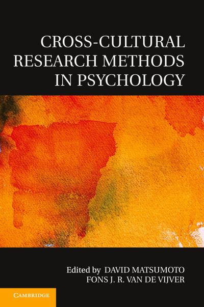 Cross-Cultural Research Methods in Psychology