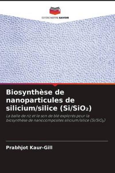 Biosynthèse de nanoparticules de silicium/silice (Si/SiO¿)