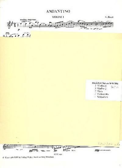 Andantino für Streichorchester(Streichquartett)