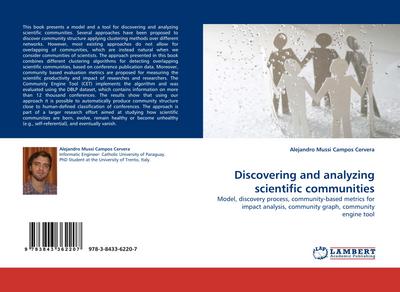 Discovering and analyzing scientific communities
