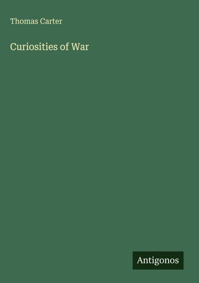 Curiosities of War
