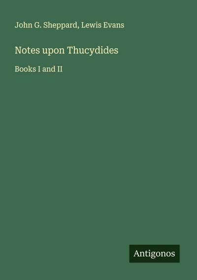 Notes upon Thucydides