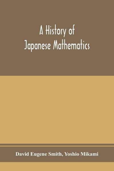 A history of Japanese mathematics