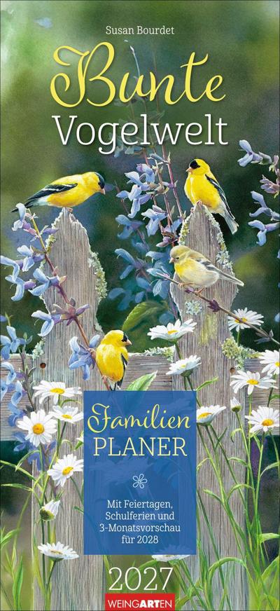 Bunte Vogelwelt Familienplaner 2027