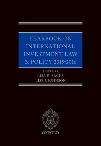 Yearbook on International Investment Law & Policy 2015-2016