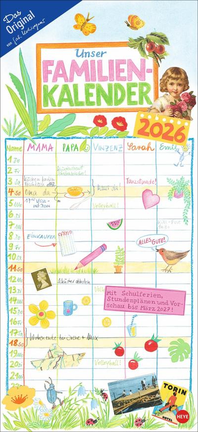 Gabi Kohwagner Unser Familienkalender 2026