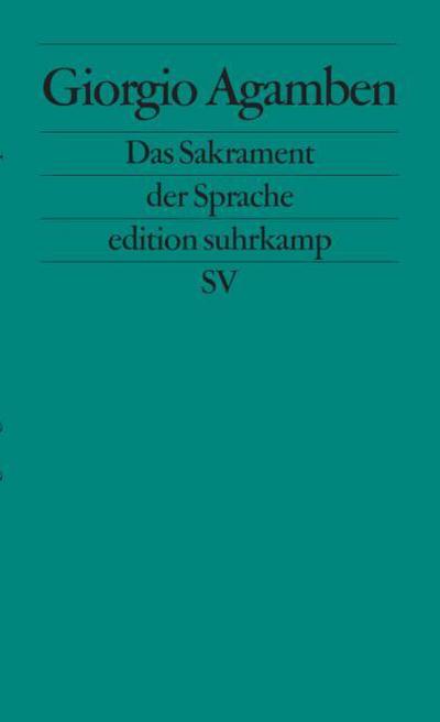 Das Sakrament der Sprache