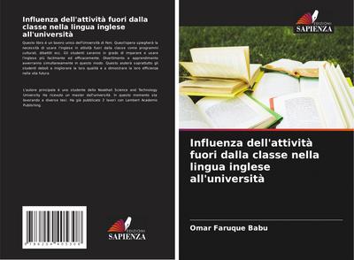 Influenza dell’attività fuori dalla classe nella lingua inglese all’università