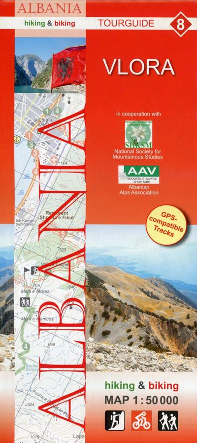 Albania hiking & biking 1:50000