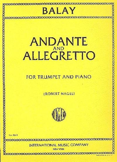 Andante and allegrettofor trumpet and piano