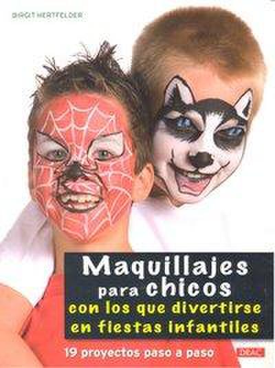 Maquillajes para chicos con los que divertirse en fiestas infantiles