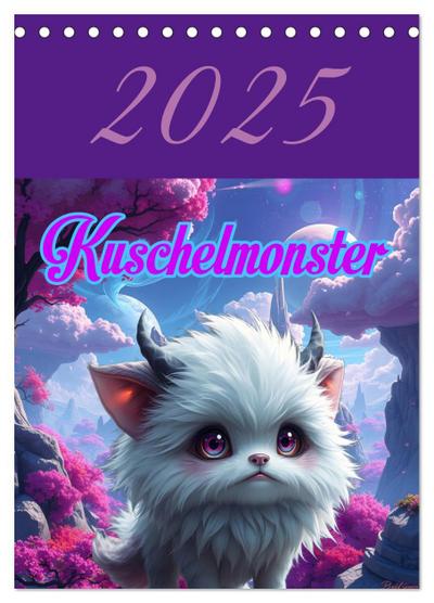 Kuschel Monster (Tischkalender 2025 DIN A5 hoch), CALVENDO Monatskalender