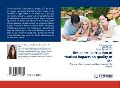 Residents’’ perception of tourism impacts on quality of life
