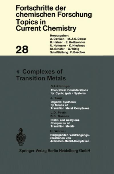 ¿ Complexes of Transition Metals