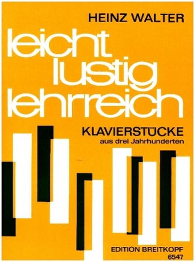 Leicht, lustig, lehrreich, Klavier