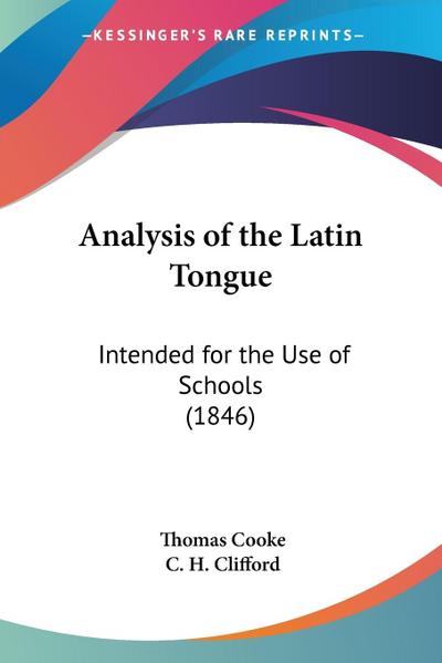 Analysis of the Latin Tongue