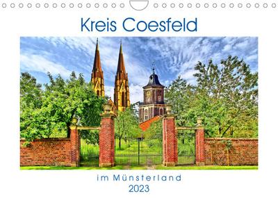 Kreis Coesfeld im Münsterland - Stadt Land Fluß (Wandkalender 2023 DIN A4 quer)