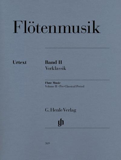 Flötenmusik (Auswahlband) - Flötenmusik - Band II, Vorklassik