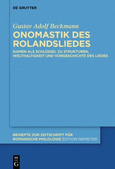 Onomastik des Rolandsliedes