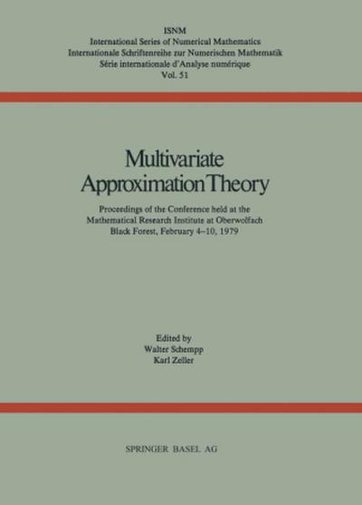 Multivariate Approximation Theory