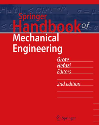 Springer Handbook of Mechanical Engineering, w. DVD-ROM