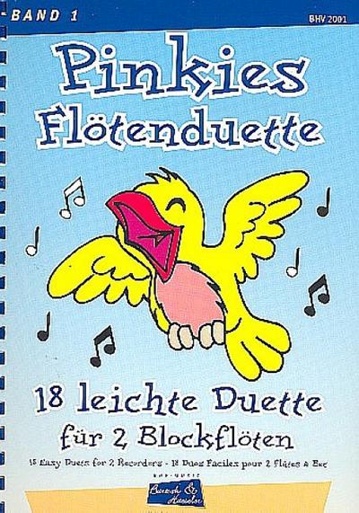 Pinkies Flötenduette Band 1für 2 Sopranblockflöten