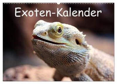 Exoten-Kalender (Wandkalender 2026 DIN A2 quer), CALVENDO Monatskalender