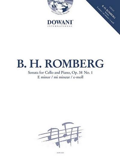 Sonate e-Moll op.38,1 (+CD) fürVioloncello und Klavier