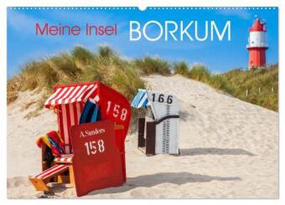 Meine Insel Borkum (Wandkalender 2026 DIN A2 quer), CALVENDO Monatskalender