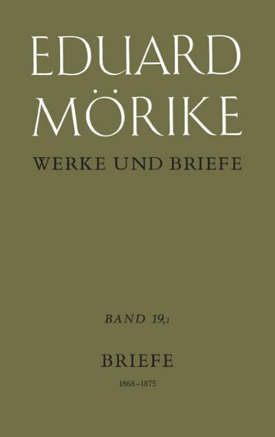 Werke und Briefe 19/1