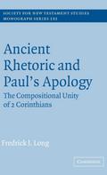 Ancient Rhetoric and Paul’s Apology