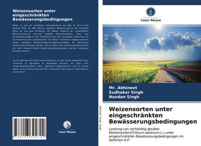 Weizensorten unter eingeschränkten Bewässerungsbedingungen