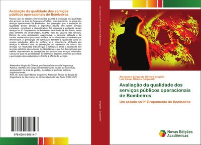 Avaliação da qualidade dos serviços públicos operacionais de Bombeiros