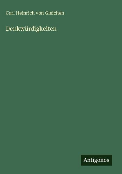 Denkwürdigkeiten