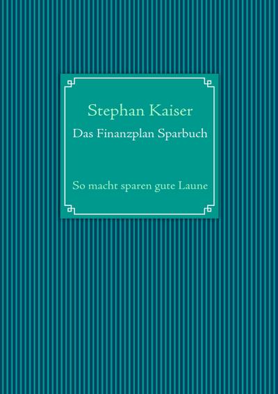 Das Finanzplan Sparbuch