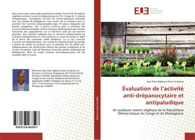 Évaluation de l’activité anti-drépanocytaire et antipaludique