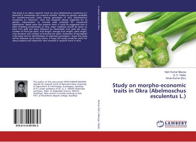 Study on morpho-economic traits in Okra (Abelmoschus esculentus L.)