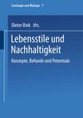 Lebensstile und Nachhaltigkeit